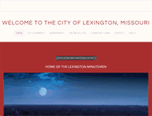 Tablet Screenshot of lexingtonmo.com